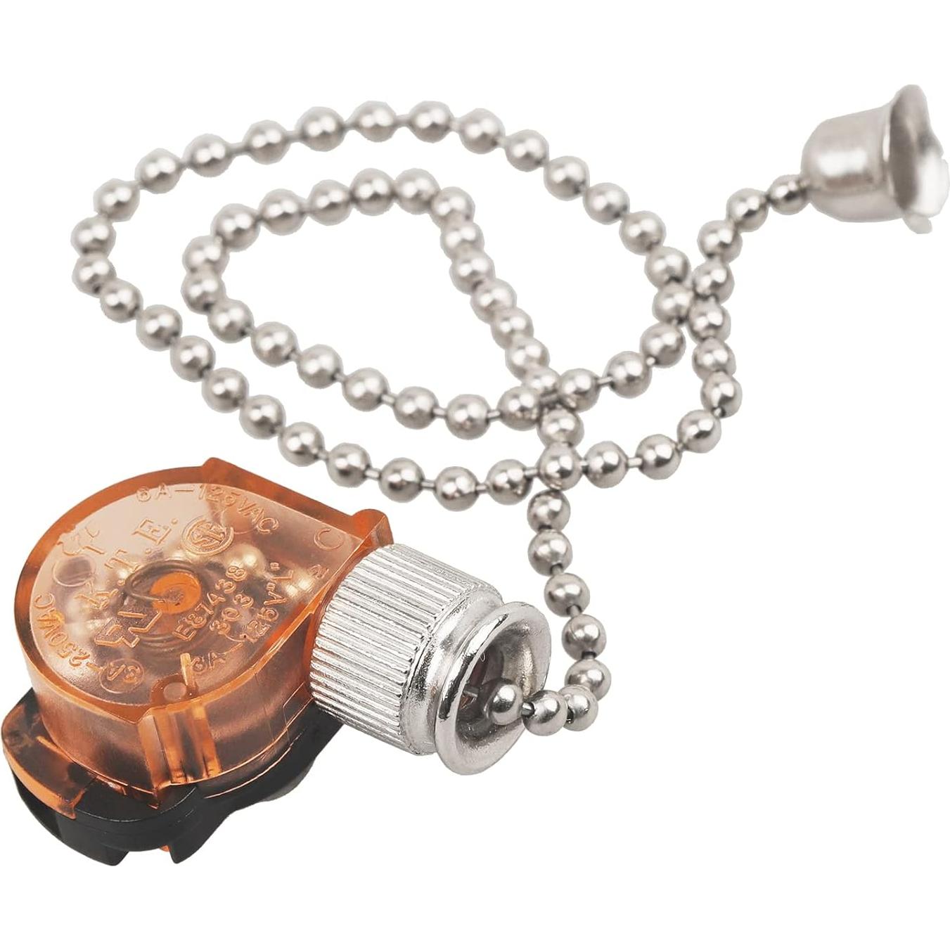 Interruptor de Luz de Ventilador de Techo E87438 6A 125VAC