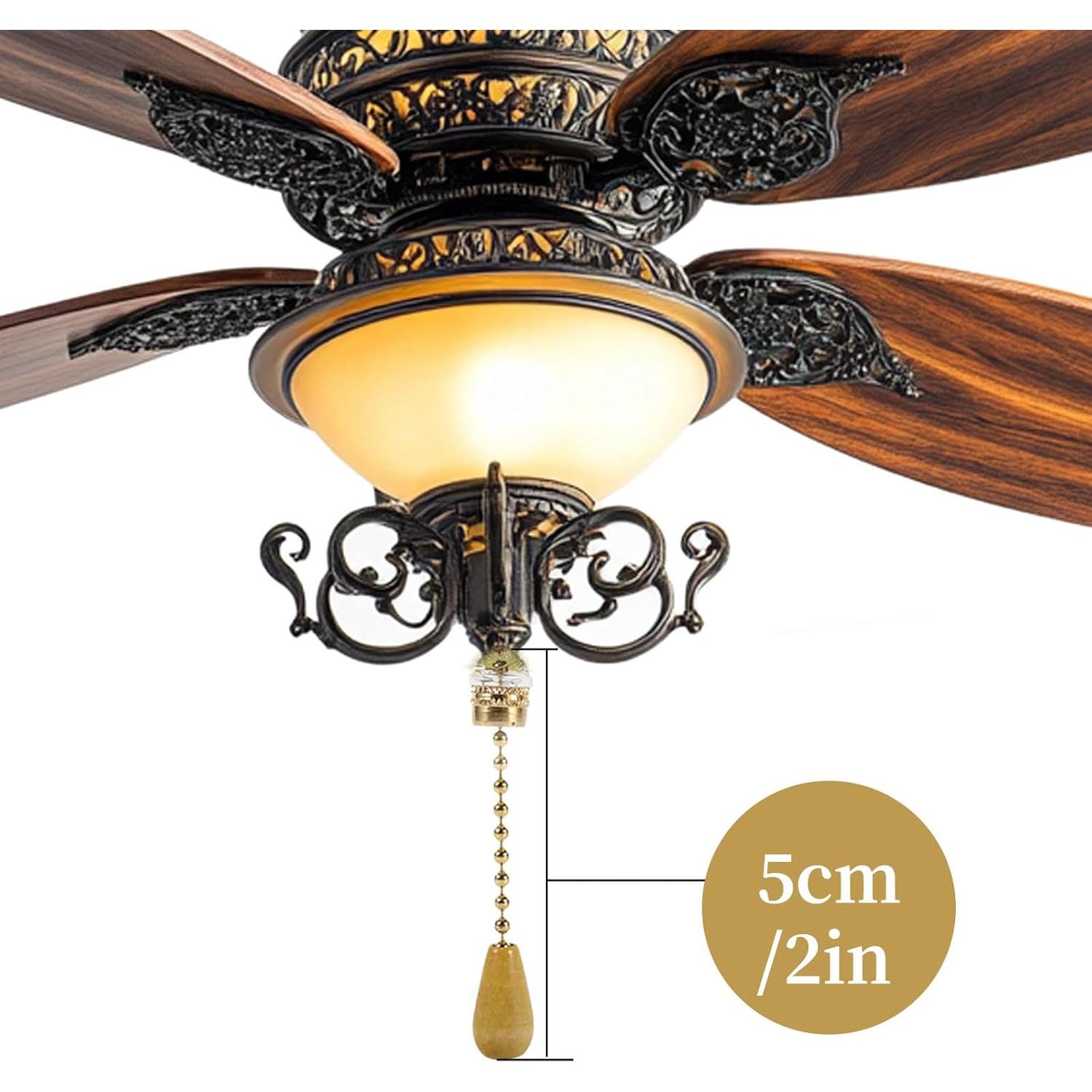 Juego de 4 Extensores de Cadena para Ventilador de Techo PESUMA