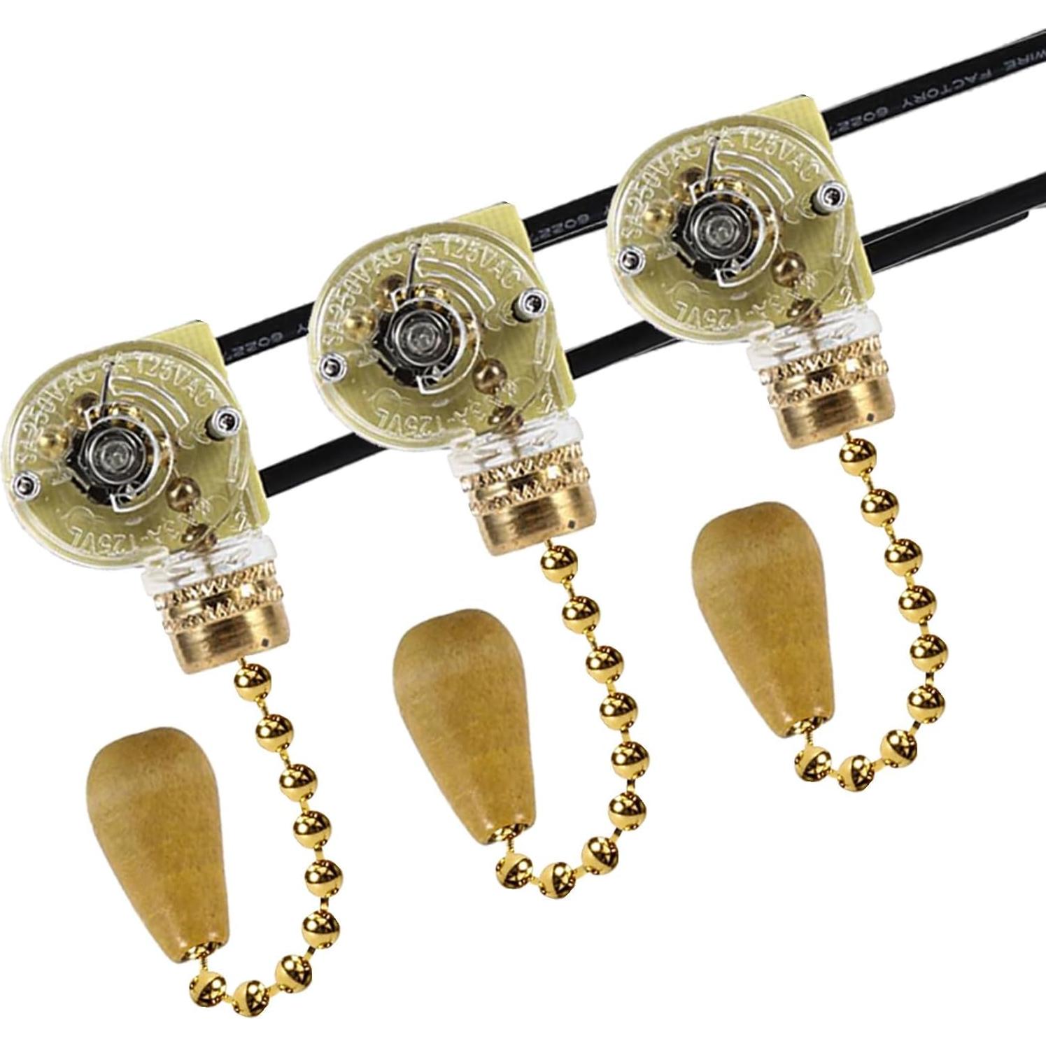 Juego de 4 Extensores de Cadena para Ventilador de Techo PESUMA