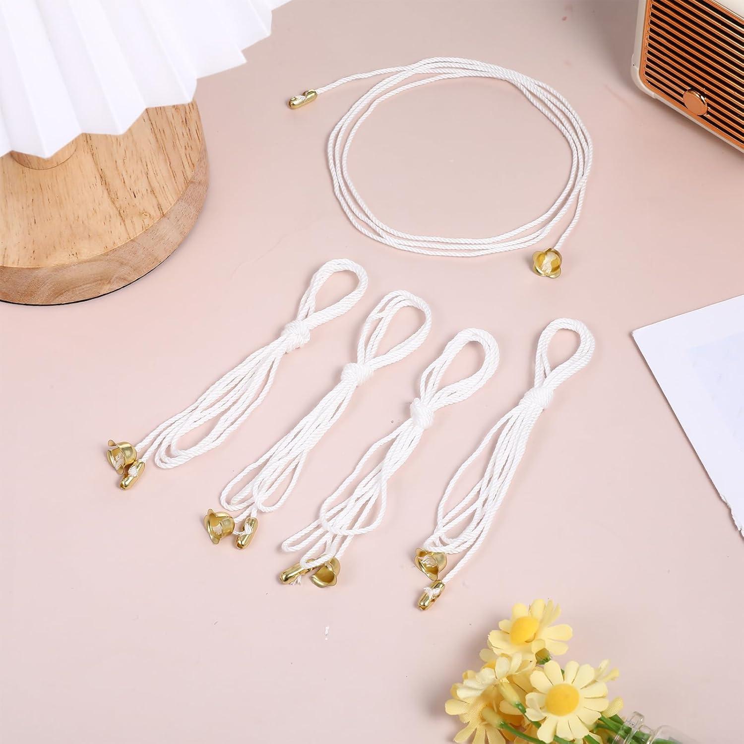 Cuerda de Tirar 12 Pcs HJZHII 88.5 cm Blanco Amarillo