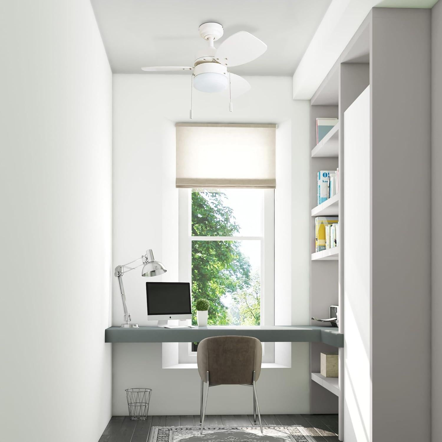 Ventilador de Techo Honeywell Ocean Breeze 76 cm con Luz LED