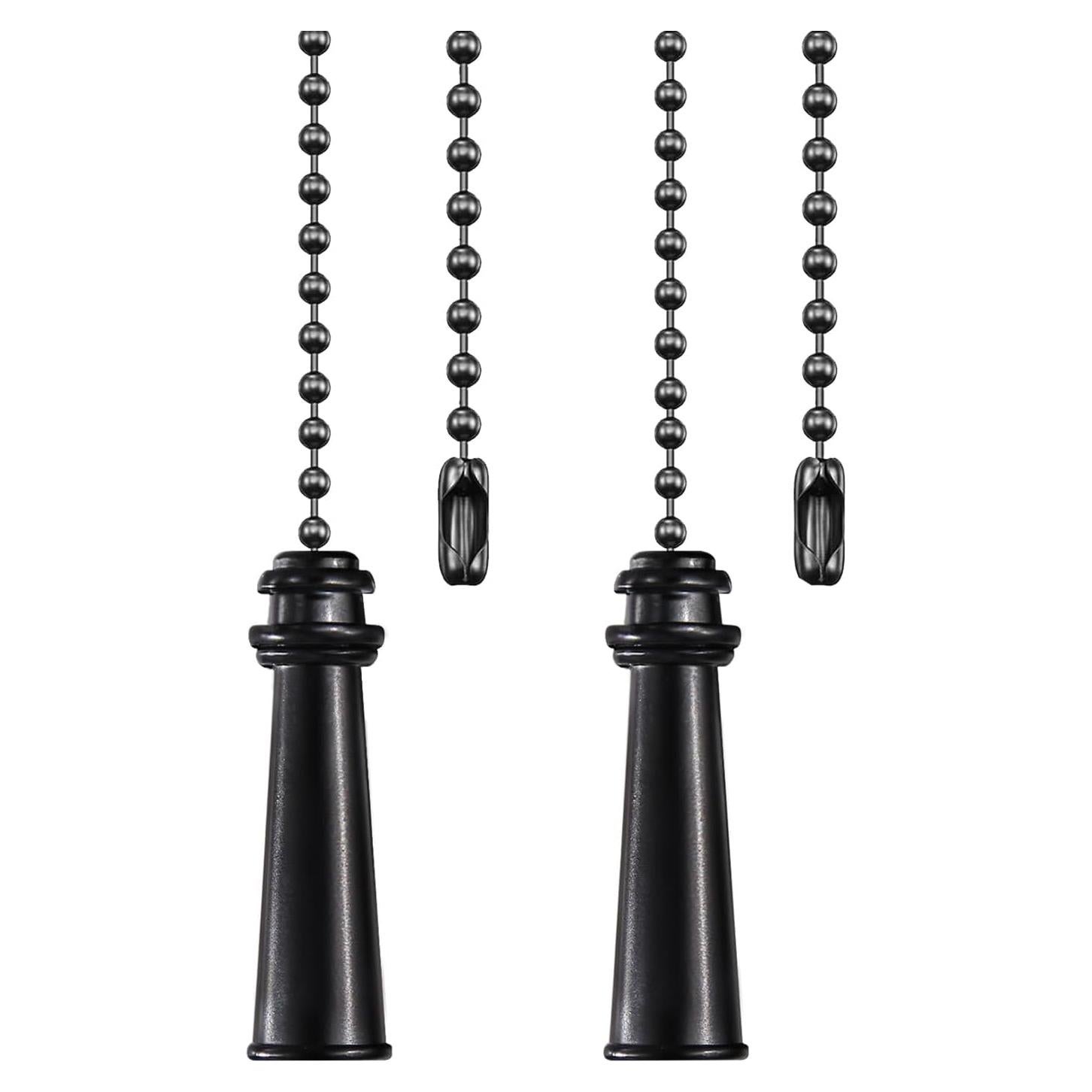 Cadenas de Tirar para Ventilador de Techo Dotlite 30cm Negras