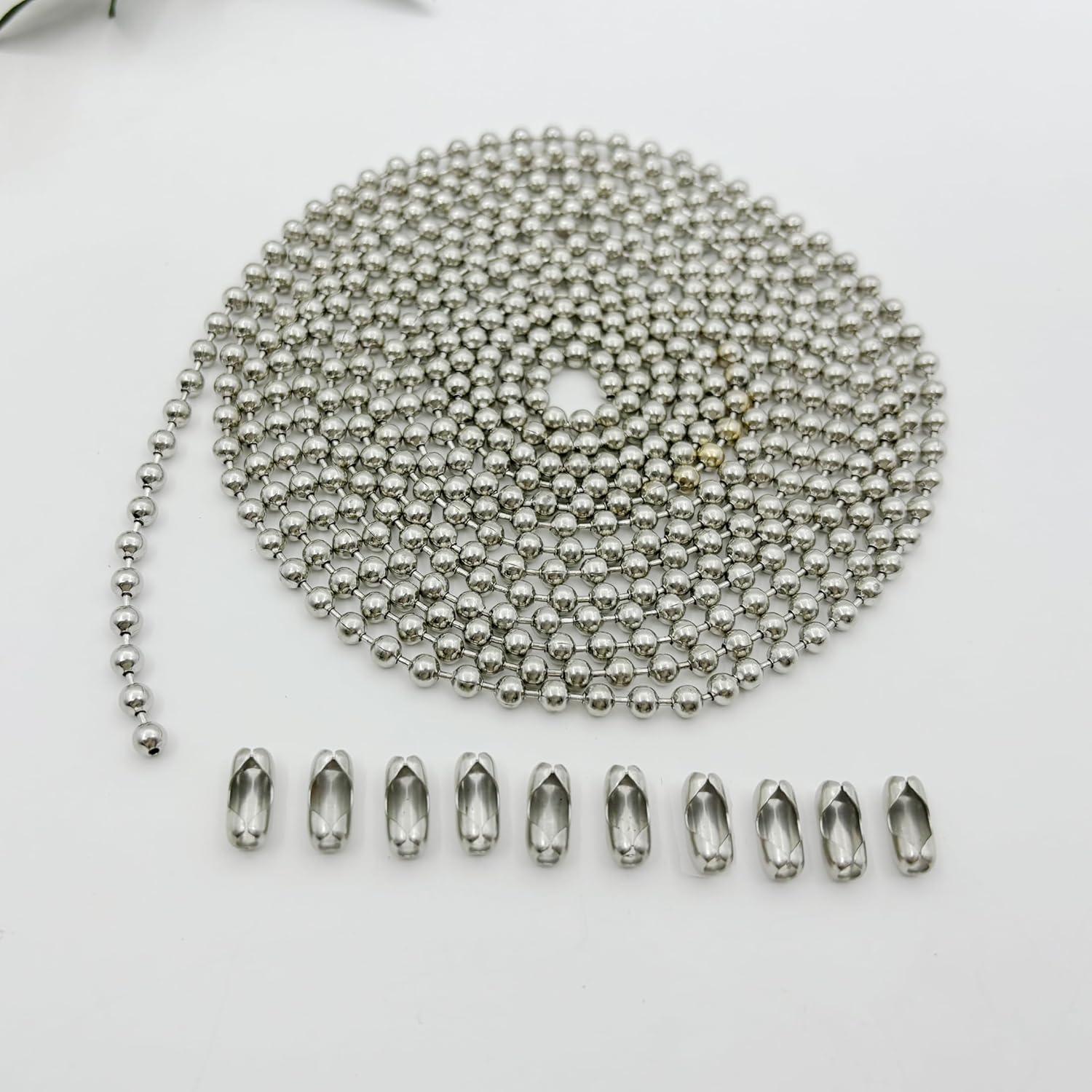 Cadena de Tirar para Ventilador de Techo Cobata 304.8 cm Plateada