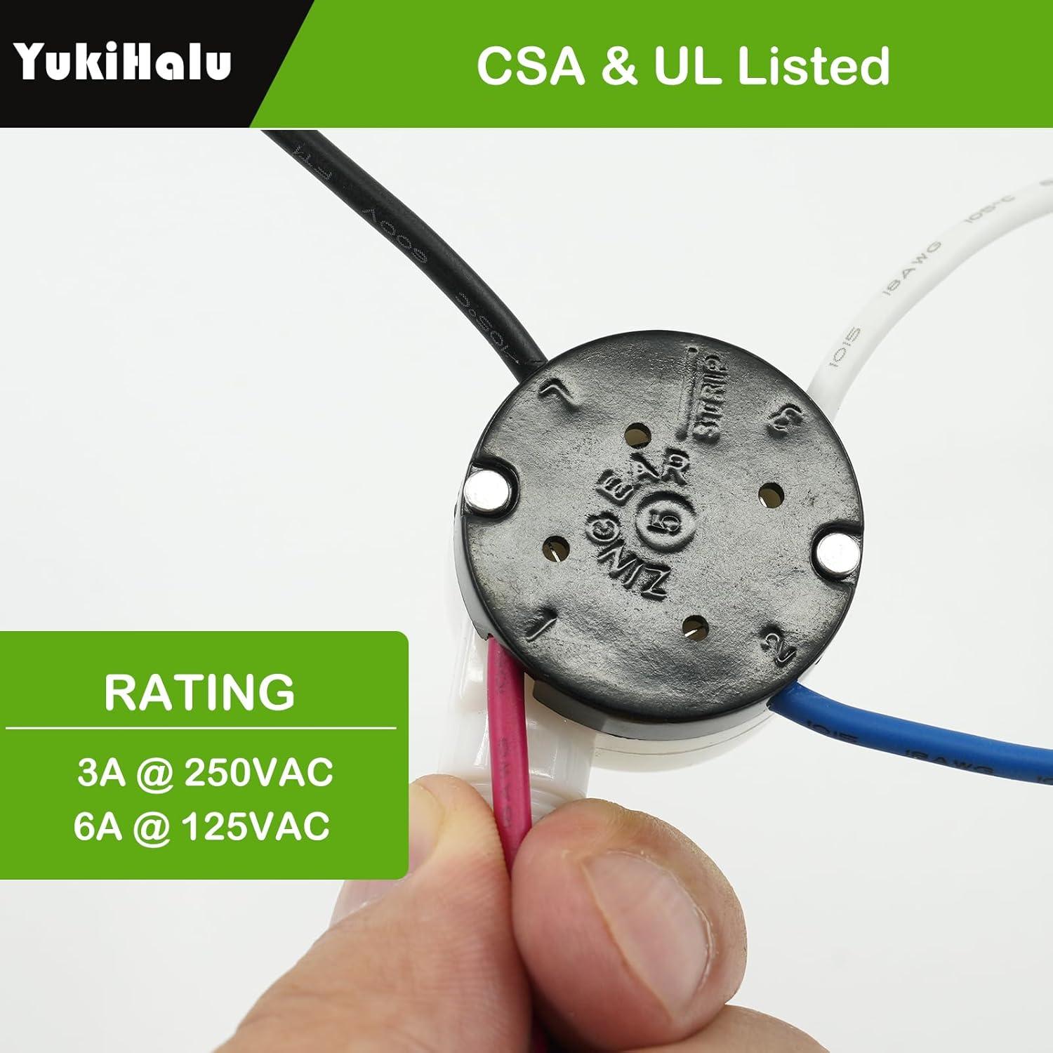 Interruptor de cadena YukiHalu para ventilador de techo 3 velocidades