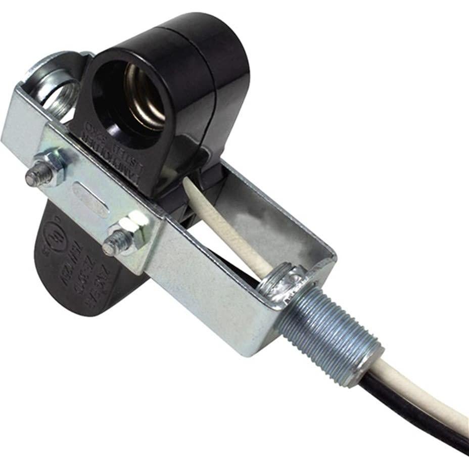 Portalámparas Dual Zing Ear ZE-310D con Interruptor ZE-109M