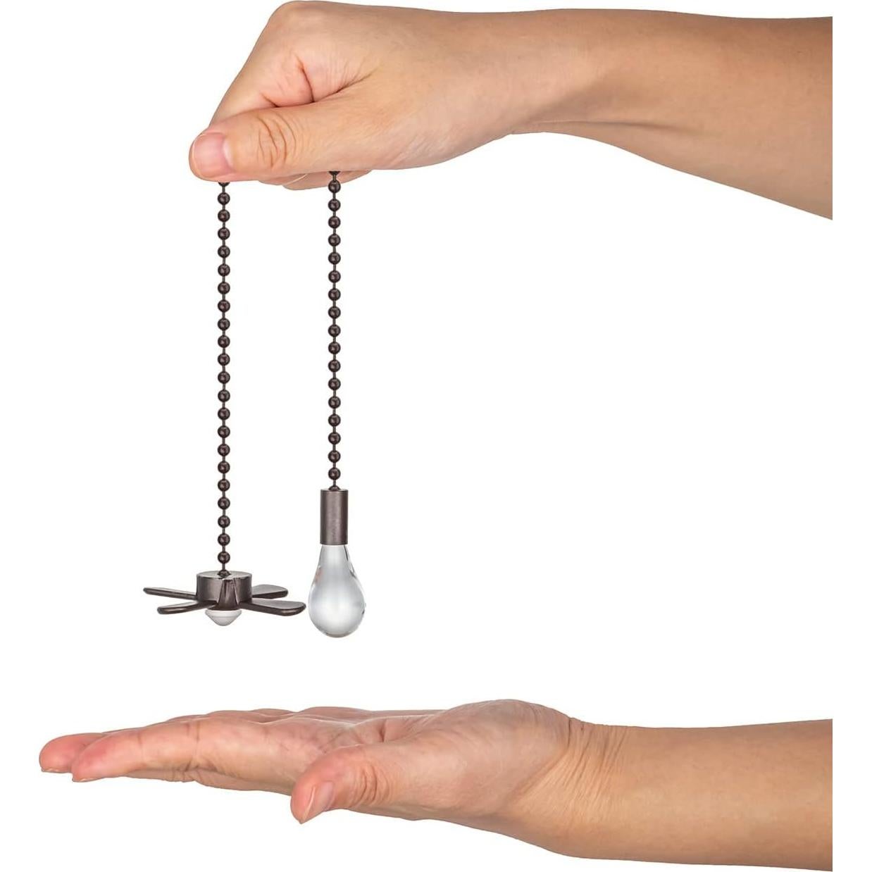 Juego de Cadenas para Ventilador de Techo ELFCAB 4 Piezas