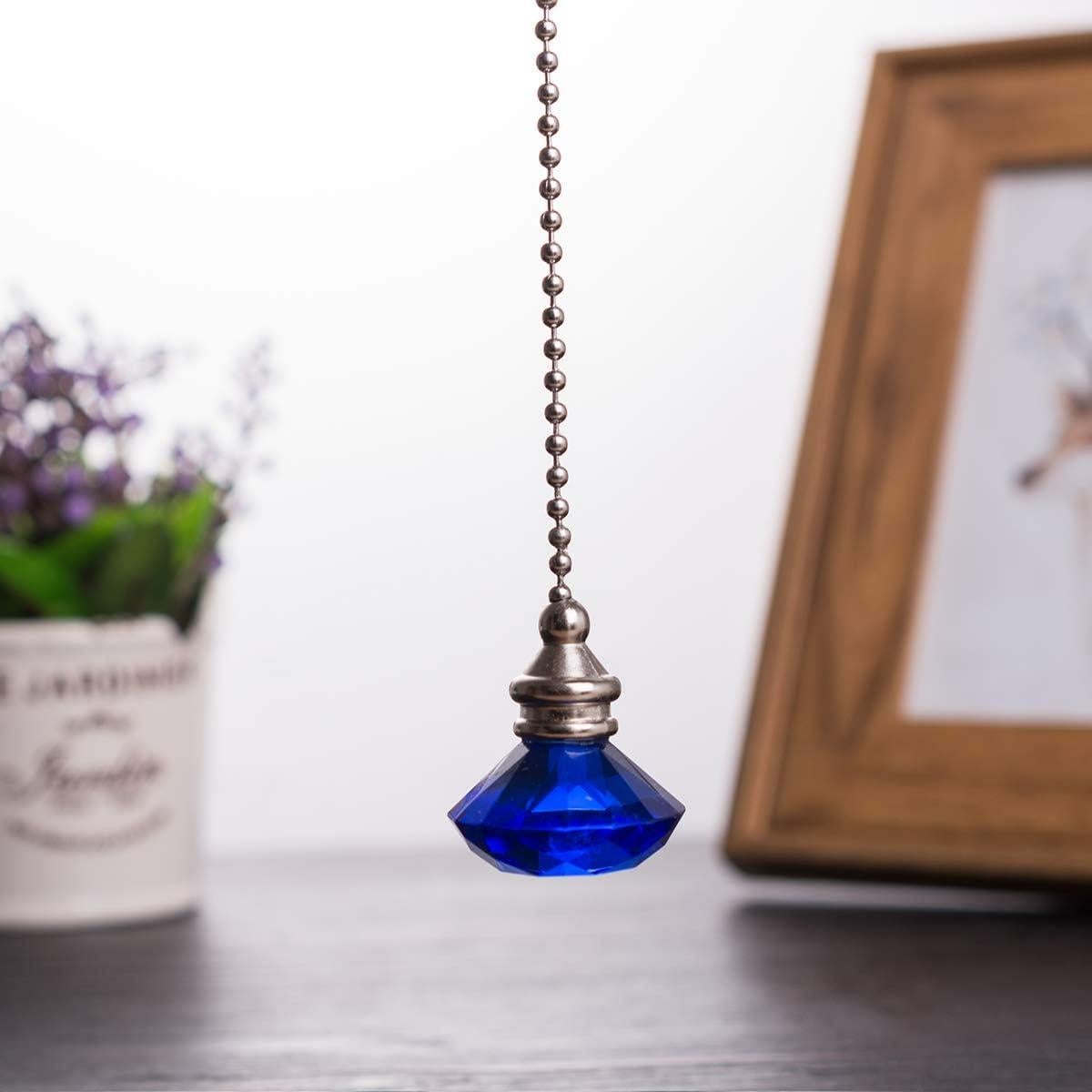 Juego de Cadenas de Tirar para Ventilador LONGSHENG Azul 50.8 cm