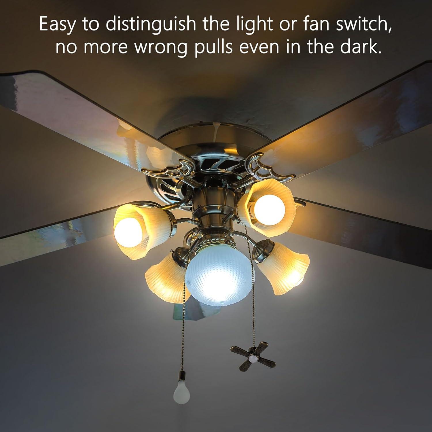 Extensión de Cadena de Tirar Ohlove 4 Pcs Bronce 30.48 cm