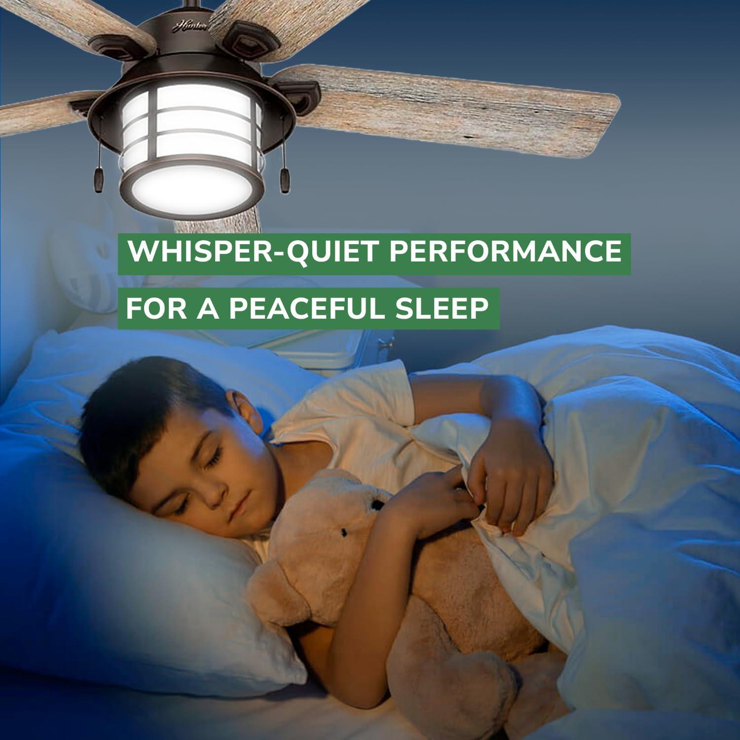 Ventilador de Techo Hunter Key Biscayne 137 cm con Luz LED