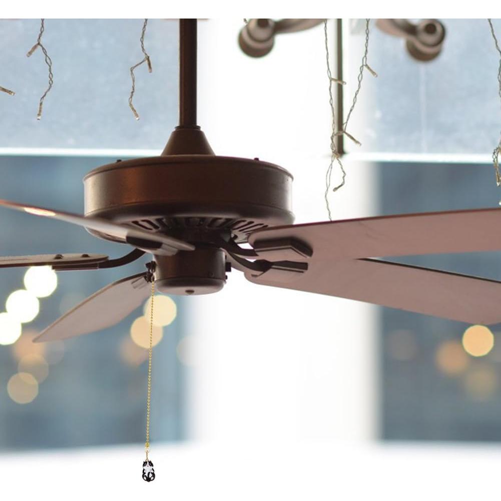 Cadena de Tirar para Ventilador DICOSMETIC 10 Pcs Gato Esmalte 34.8 cm