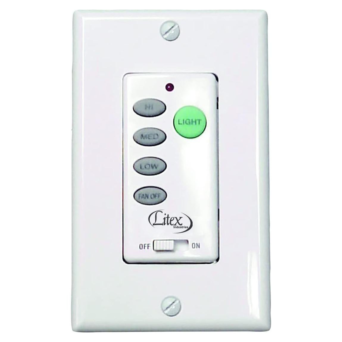 Control de Ventilador de Techo Litex WCI-100 Negro 3 Velocidades