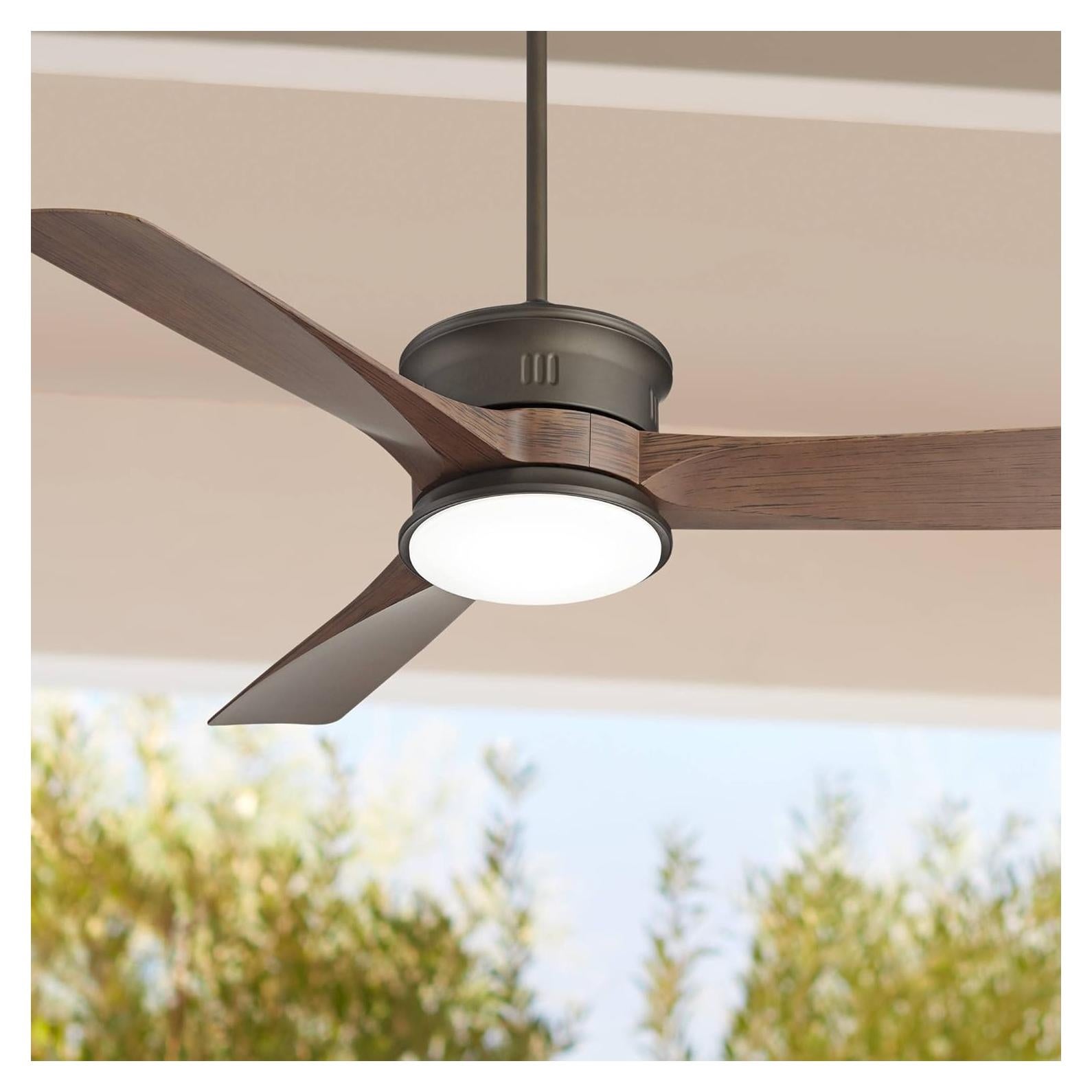 Ventilador de Techo Casa Vieja 54" LED Bronce Imperial con Control Remoto