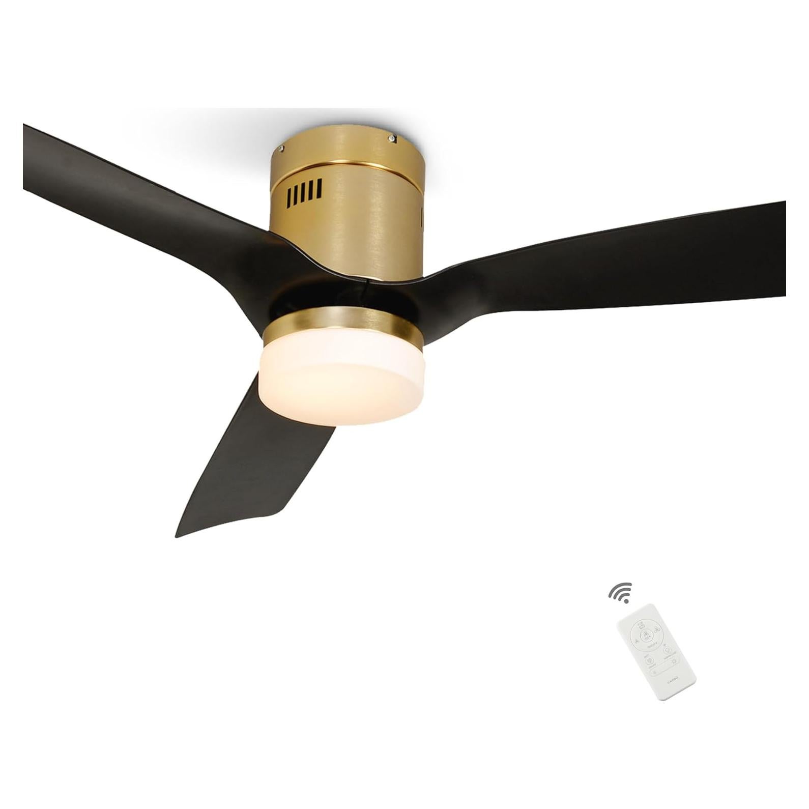 Ventilador de Techo Inteligente SMAAIR 132 cm Negro/Dorado