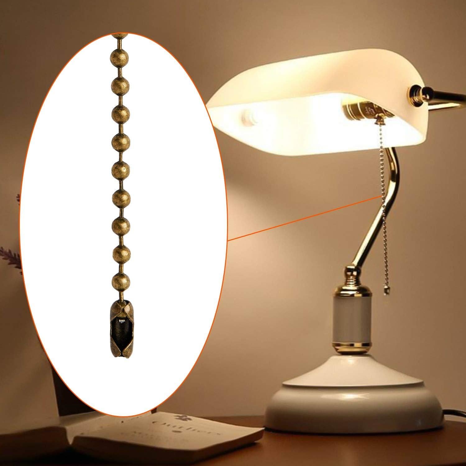 Cadena de Extensión para Ventilador YeeBeny 5m Bronce 25 Conectores