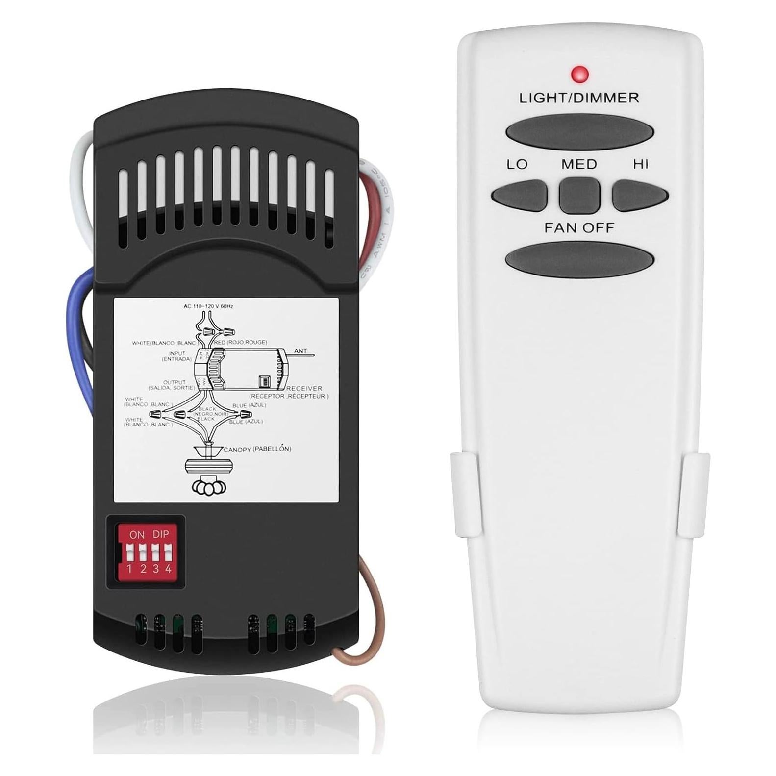 Kit Control Remoto Universal para Ventilador de Techo Prichor