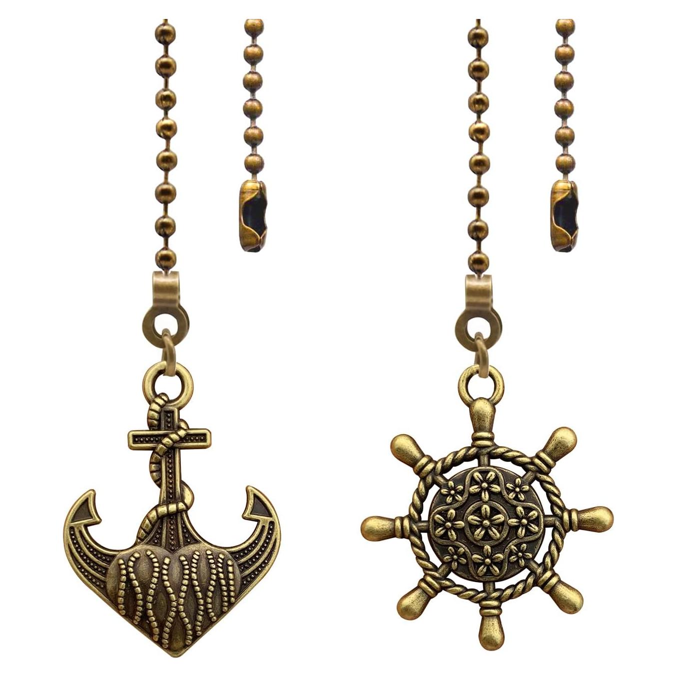 Extensor de Cadena de Tirón Dotlite 30 cm Náutico Retro 2 Piezas