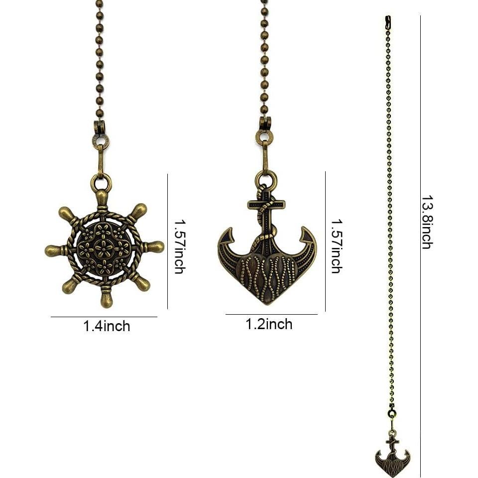 Extensor de Cadena de Tirón Dotlite 30 cm Náutico Retro 2 Piezas