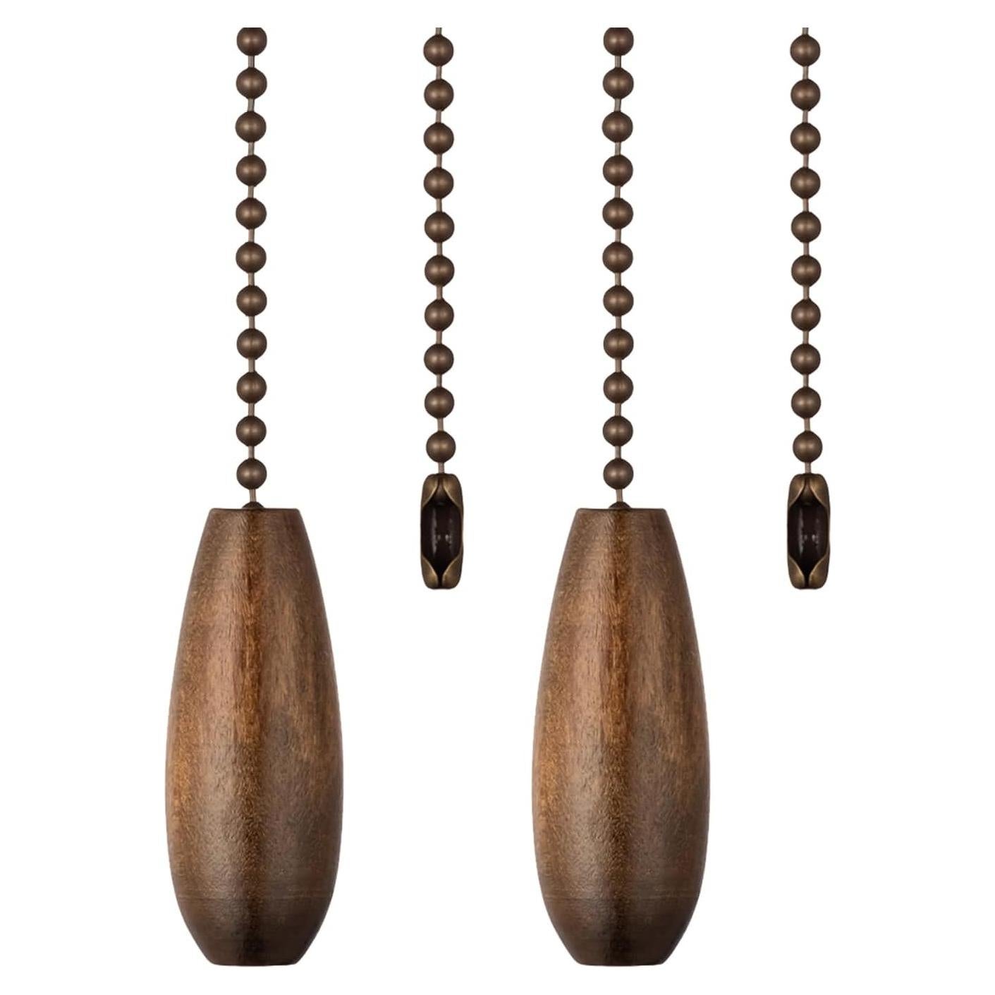 Cadena de Tirar para Ventilador de Techo EIFHYT 30.48 cm Madera Nogal