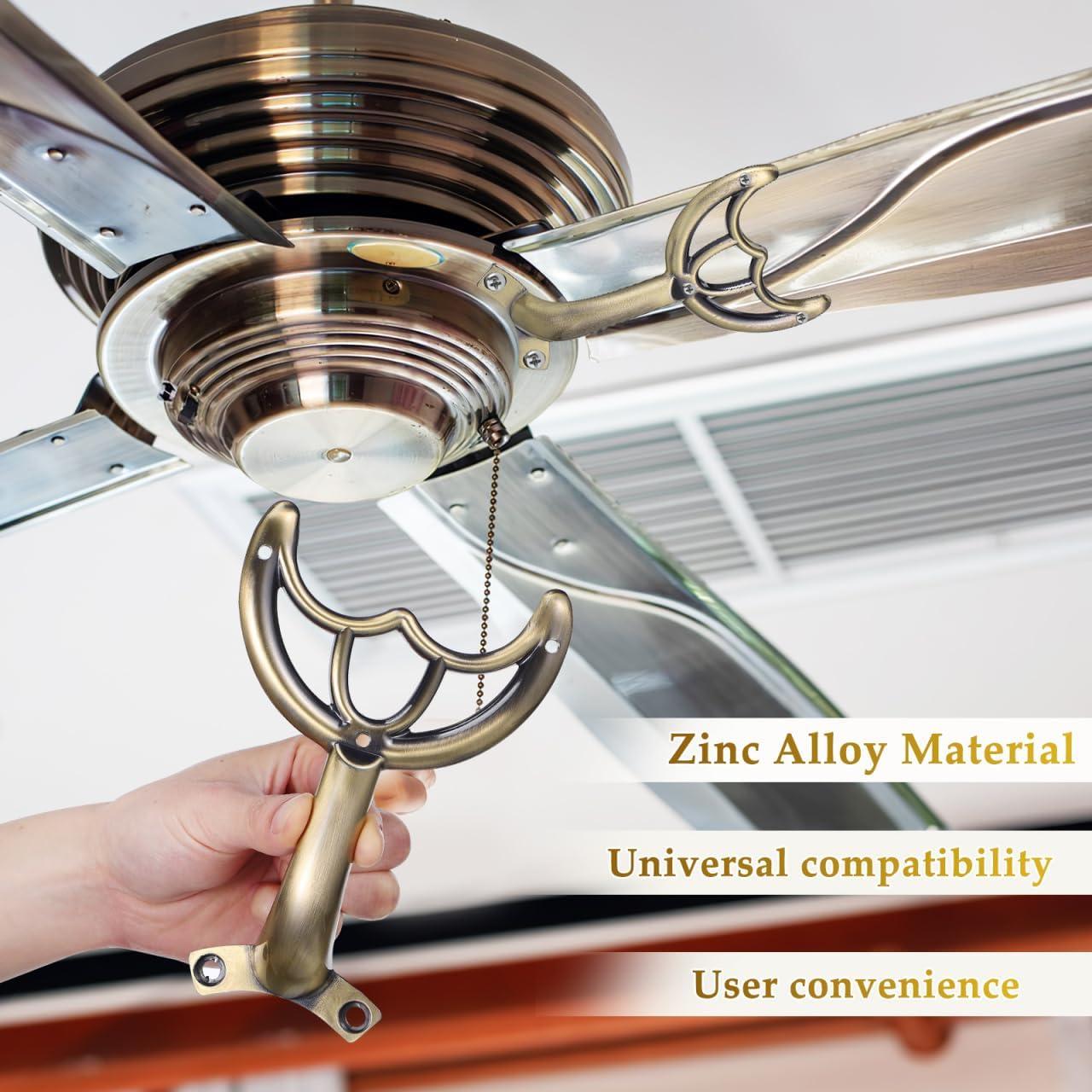 Brazo de Cuchilla de Ventilador de Techo DOITOOL 52" Café