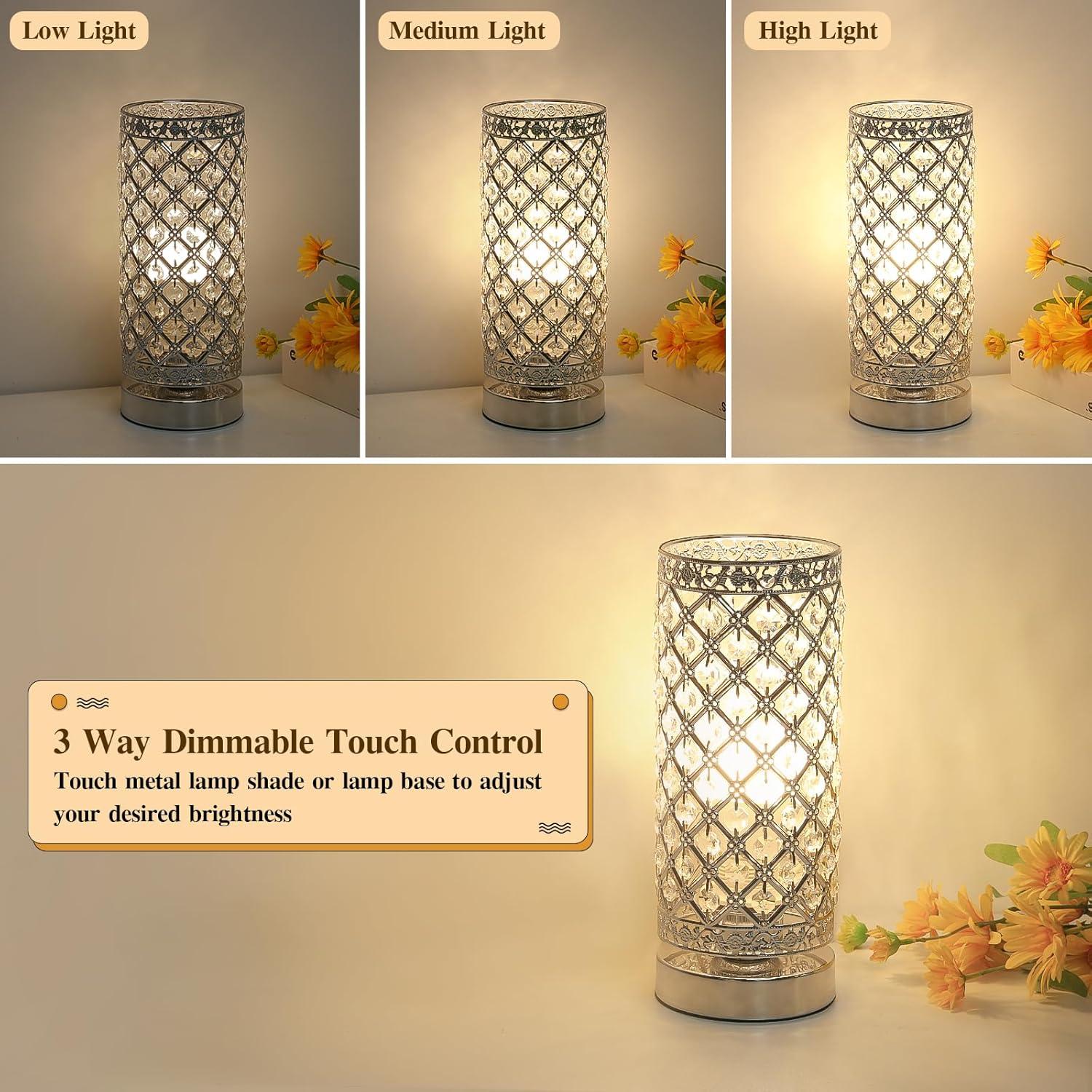 Lámpara de mesa táctil Seaside Village 4W regulable moderna