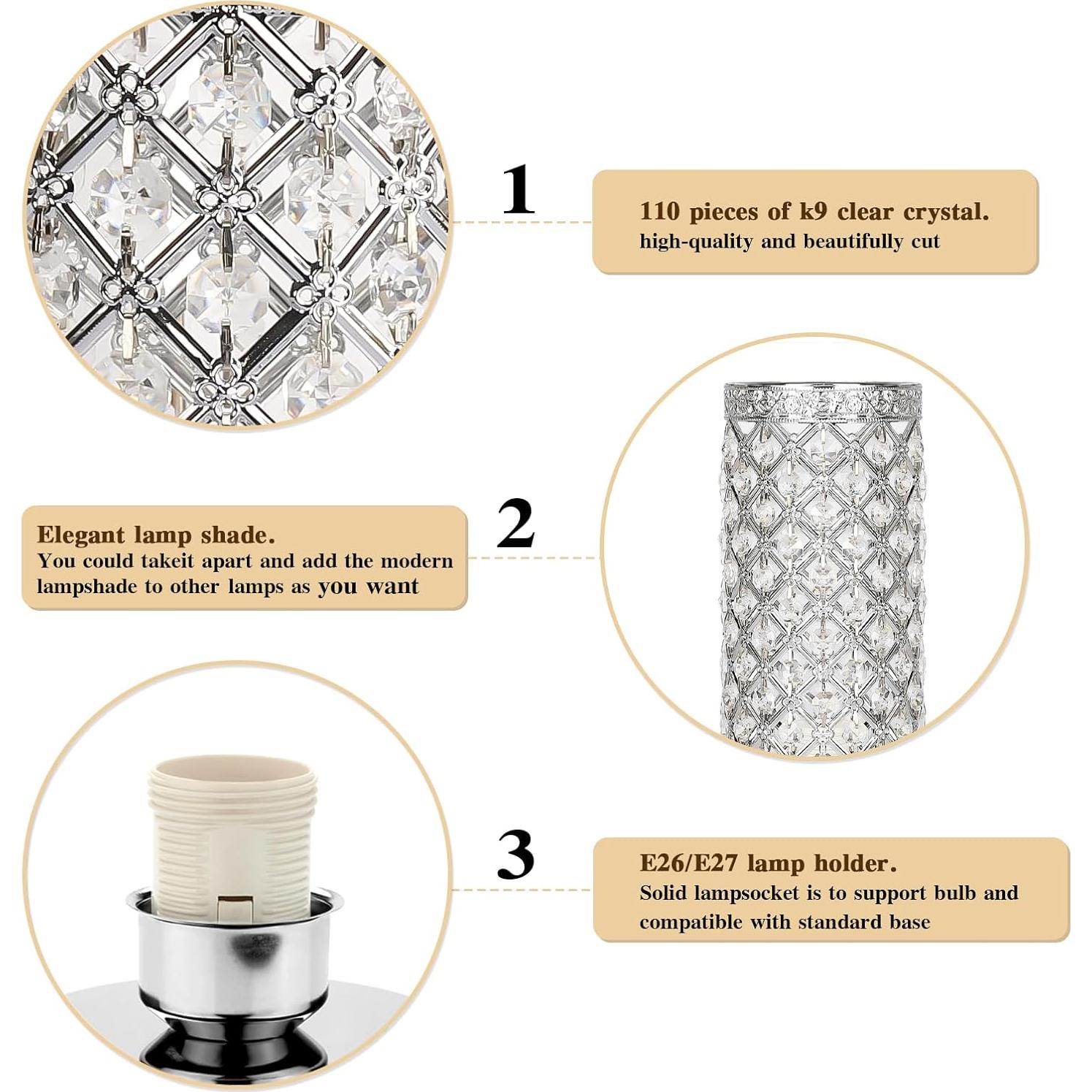 Lámpara de mesa táctil Seaside Village 4W regulable moderna