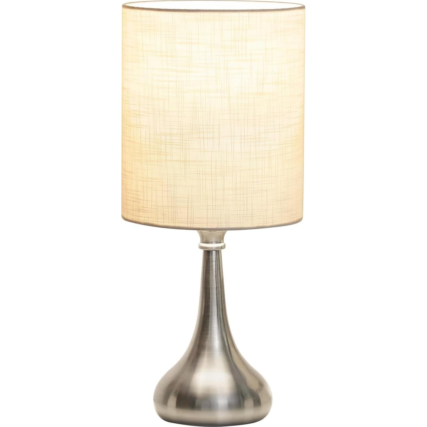 Lámpara de Mesa Táctil Boncoo Regulable 3 Niveles 40.6cm