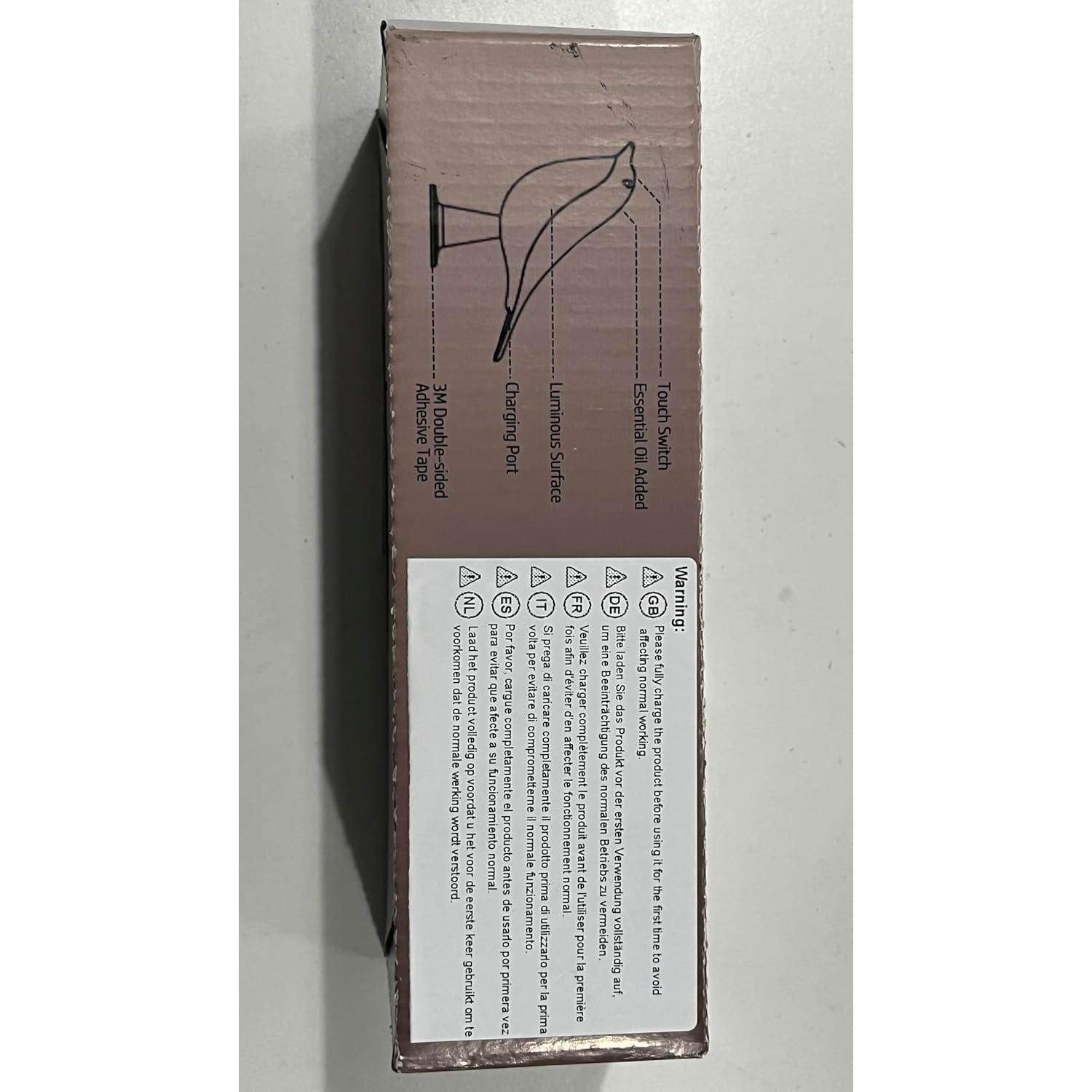 Lámpara de Mesa Inalámbrica VoMii Bird, 2600mAh, Táctil