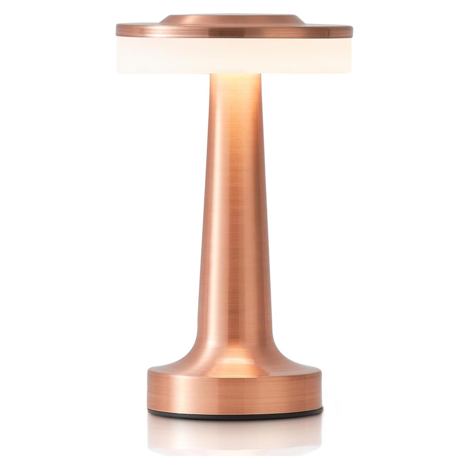 Lámpara de Mesa LED Portátil LSTVZSNRX Oro Rosa 3 Brillos
