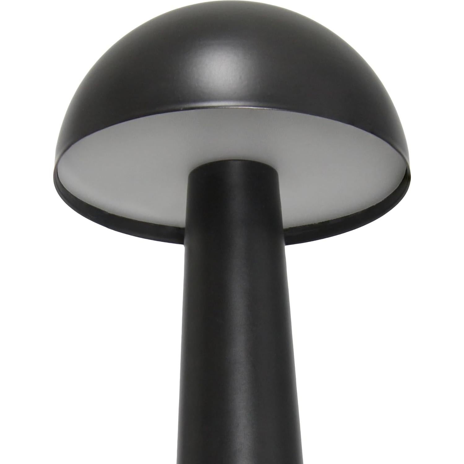 Lámpara de Escritorio Táctil Recargable Diseños Simples LD1081-BLK