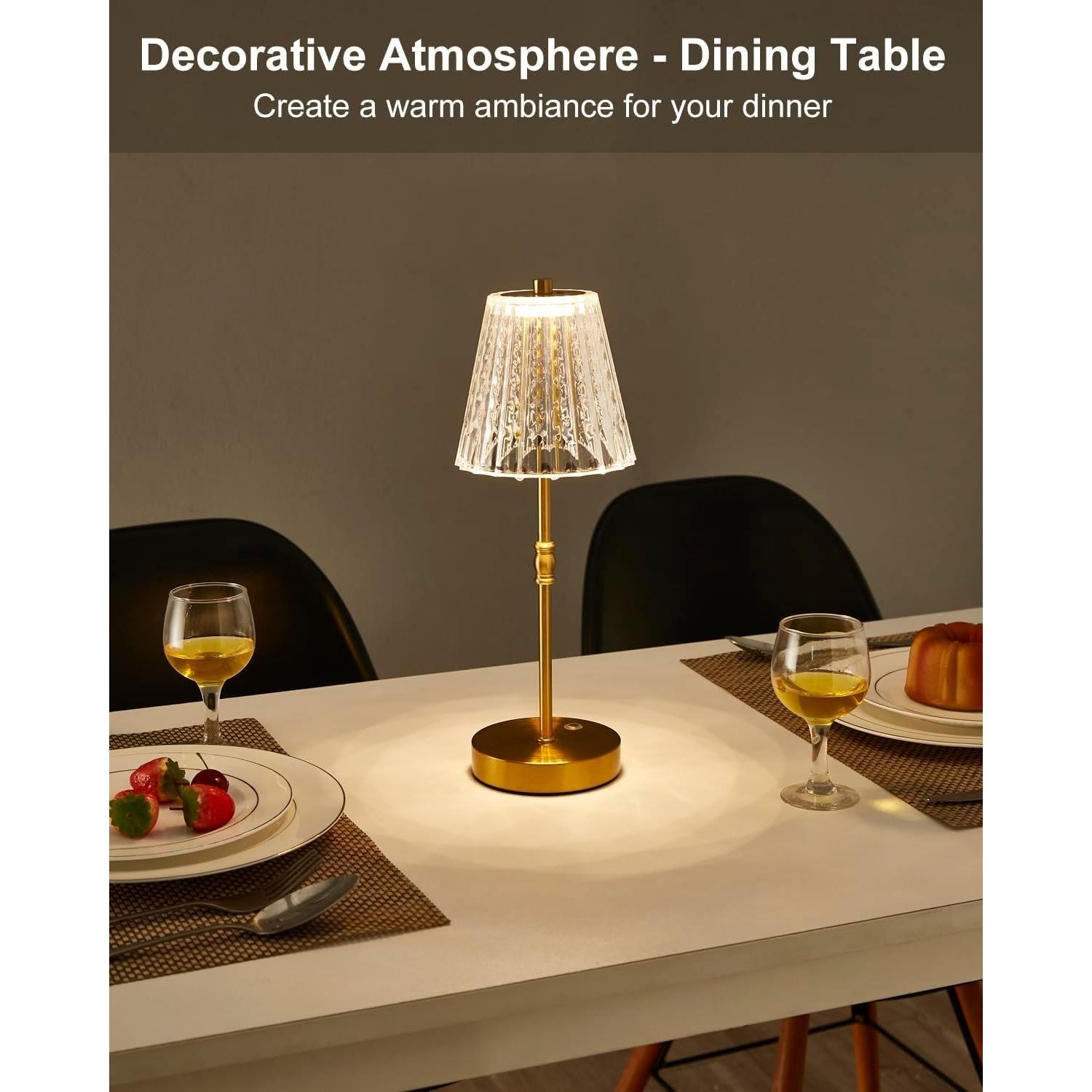 Lámpara de Mesa Inalámbrica SAIWEYA 2500mAh Regulable LED