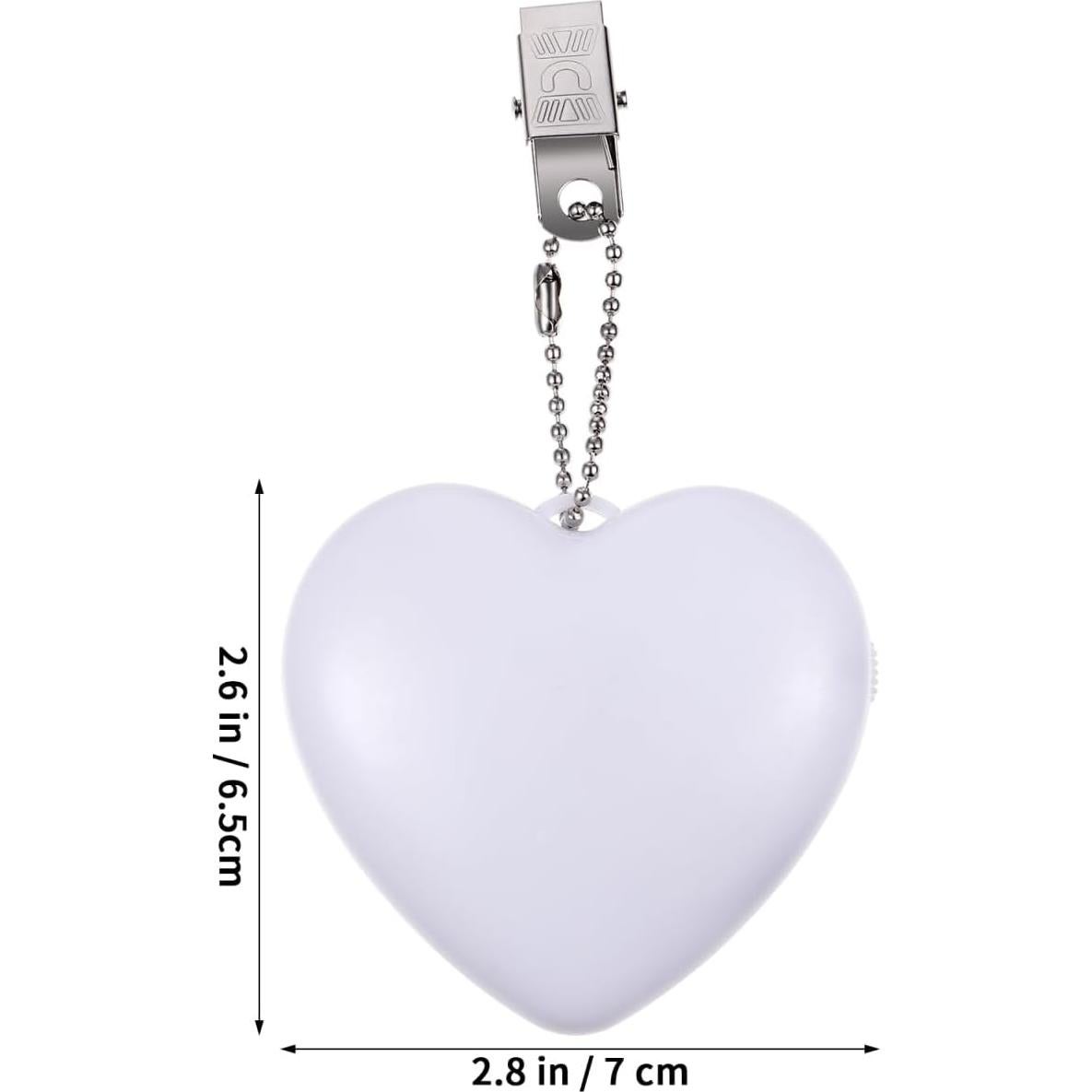 Luz de Monedero Uonlytech LED Táctil Corazón 6.9x6.5cm