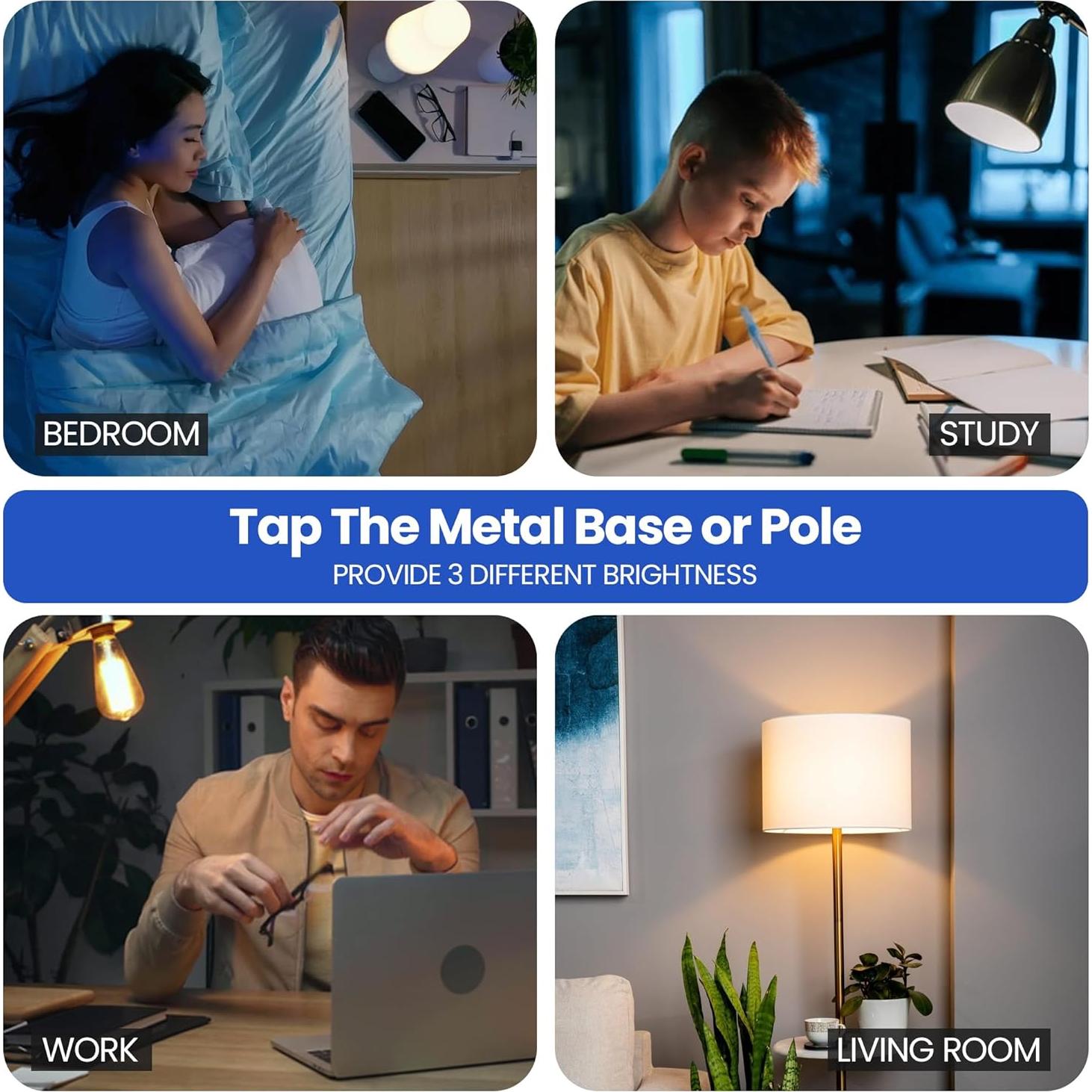 Atenuador Táctil 3 Vías Inara Lighting 100W LED Incandescente