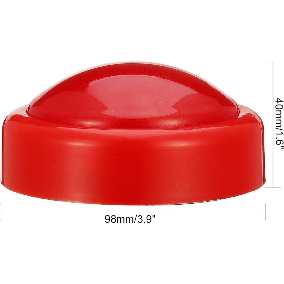 Lámparas de Toque LED uxcell 9.8 cm Rojo 2 Pcs para Armario