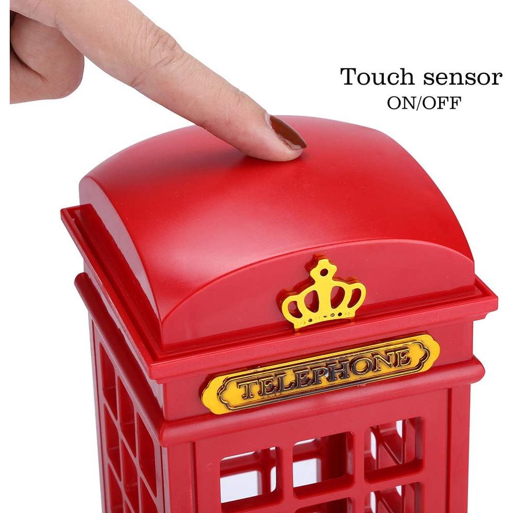 Lámpara de Noche LED Táctil Artyea Cabina Telefónica Vintage