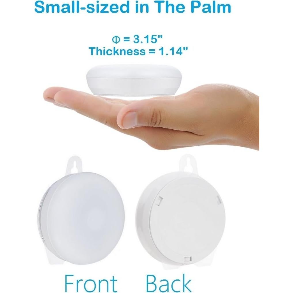 Luz Táctil Recargable RTSU LED 4000K, Luz Nocturna Adherible