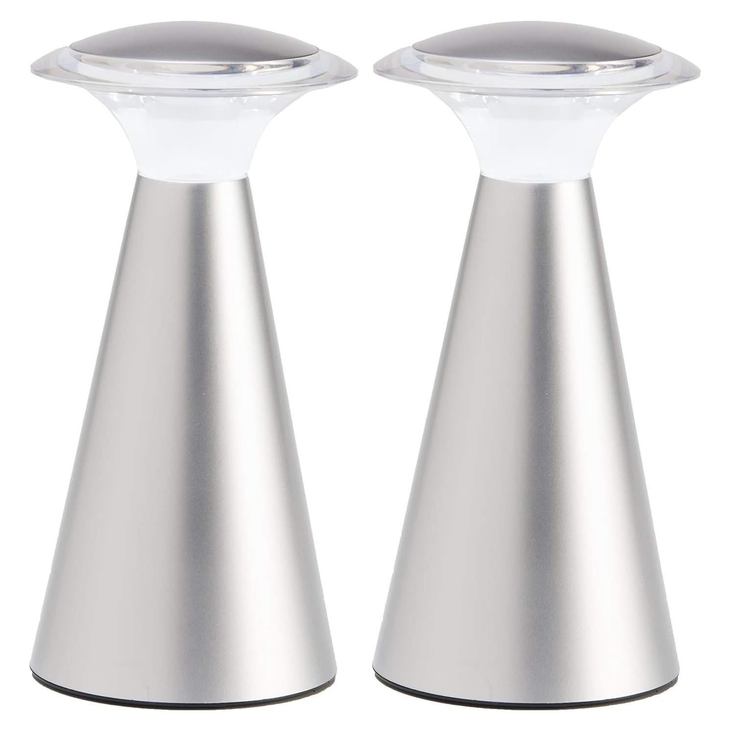 Lámpara Táctil LED Fulcrum 24416-101 Plata 2 Unidades