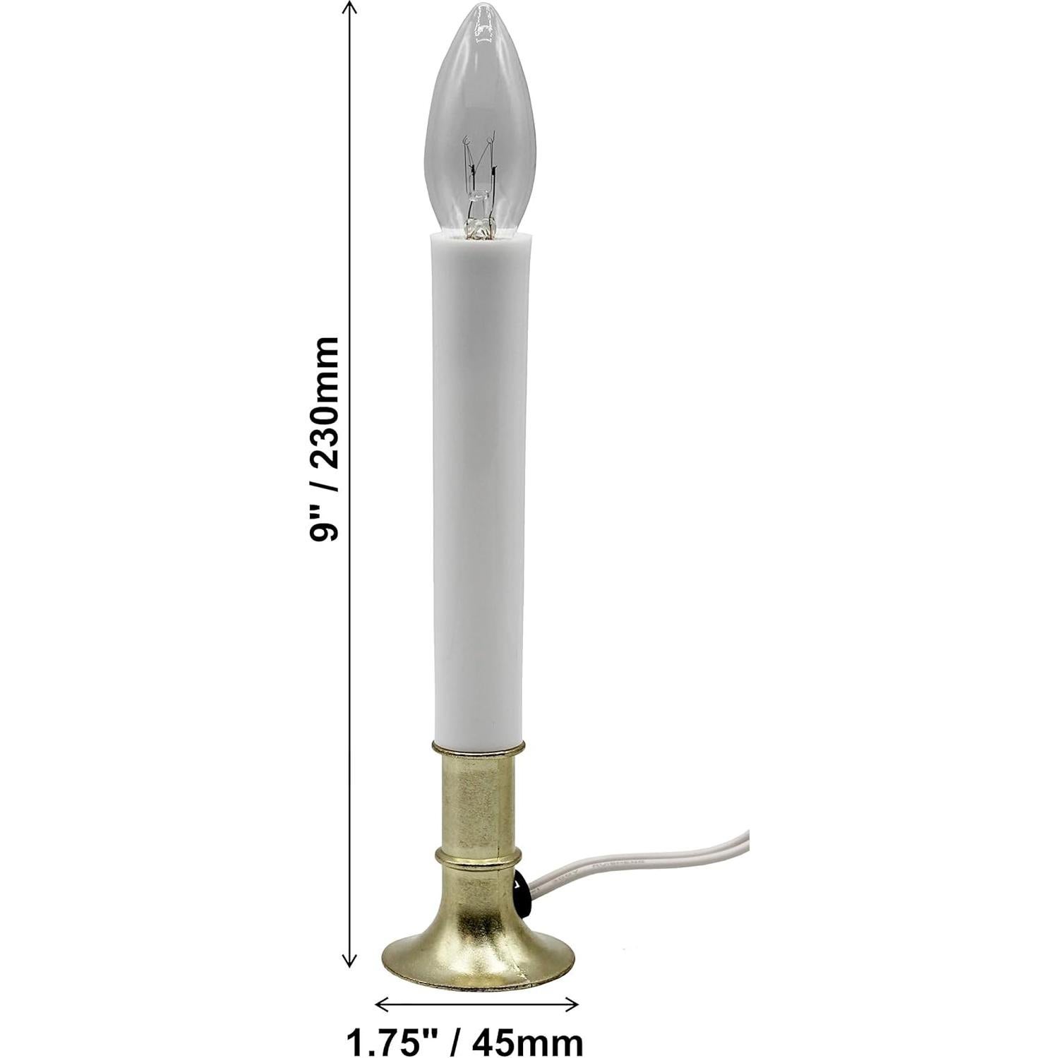 Lámpara de Ventana Eléctrica Creative Hobbies 22.86 cm Latón