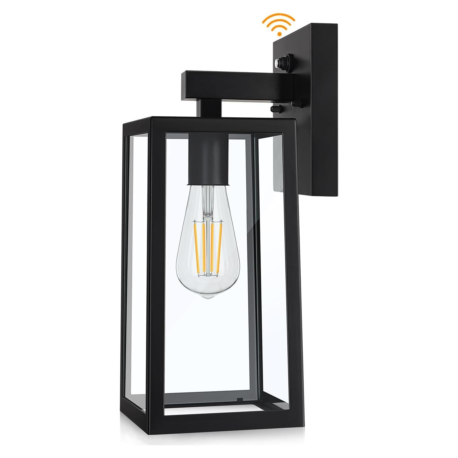 Lámpara de Pared Exterior SHINE HAI con Sensor Dusk to Dawn