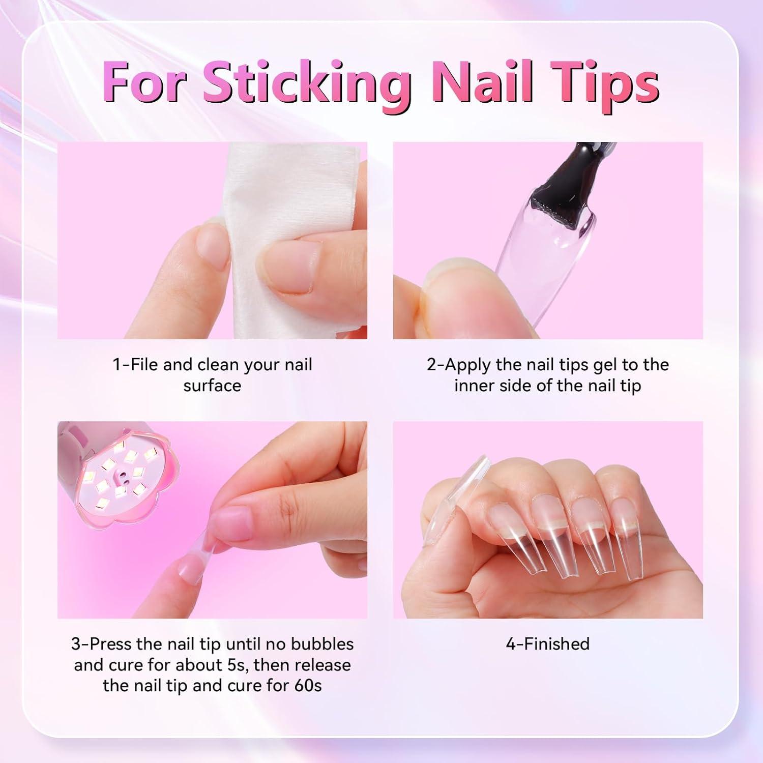 Lámpara UV LED Makartt 30W Mini Recargable con Sensor