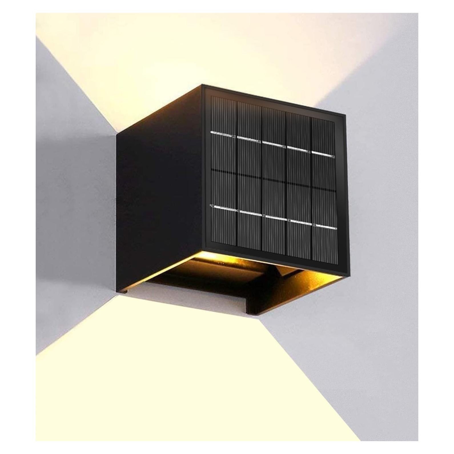 Lámpara de pared solar LANFU con sensor de movimiento IP65