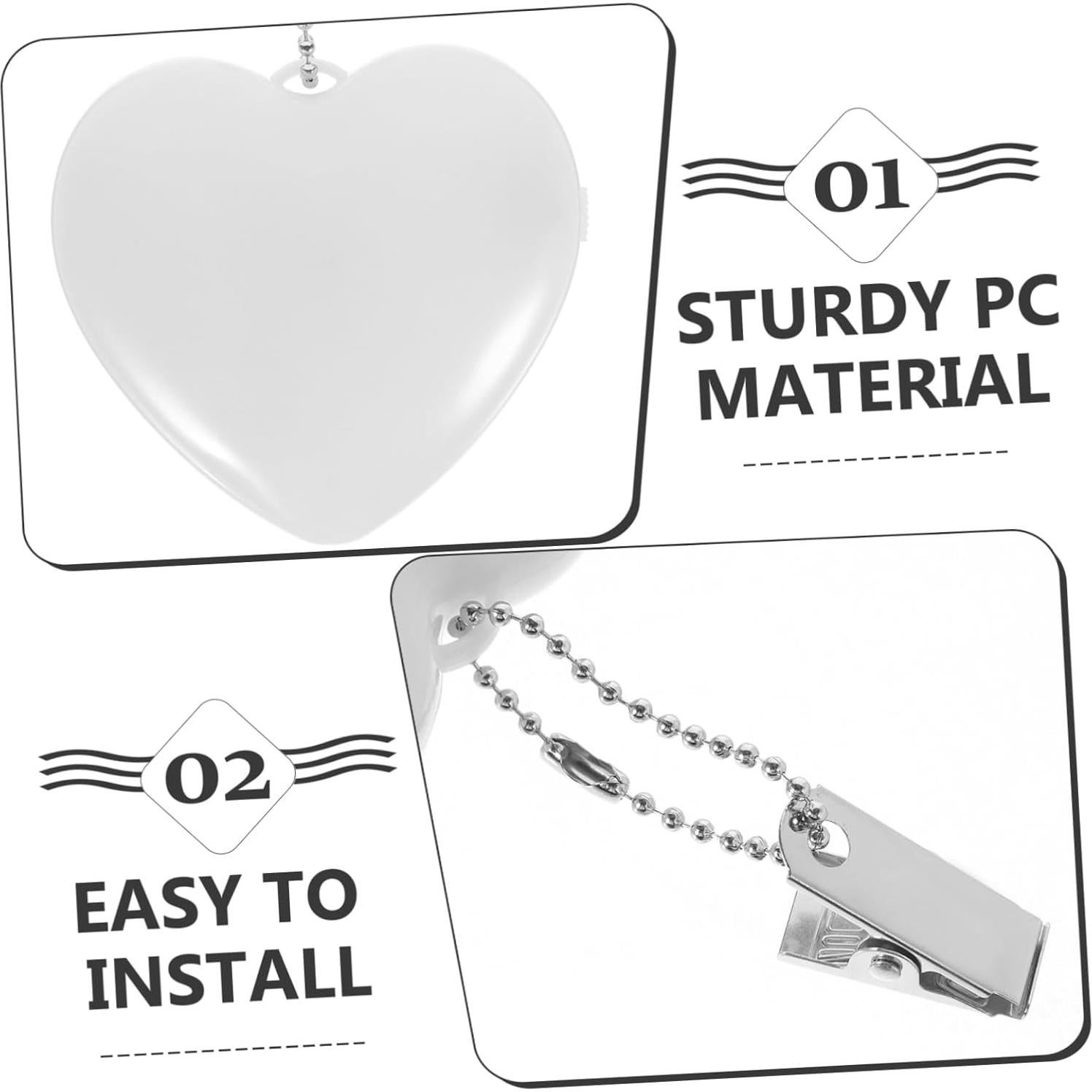 Luz de Monedero Uonlytech 2 Pcs Corazón Sensor Automático