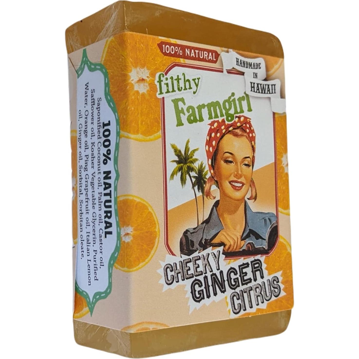 Jabón de Barra Natural Filthy Farmgirl 142g Jengibre Cítrico