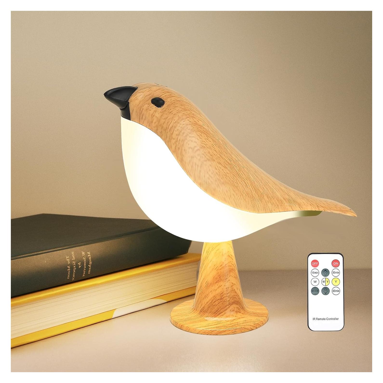 Lámpara de Mesa Deogos BirdLamp Táctil Recargable 3 Niveles