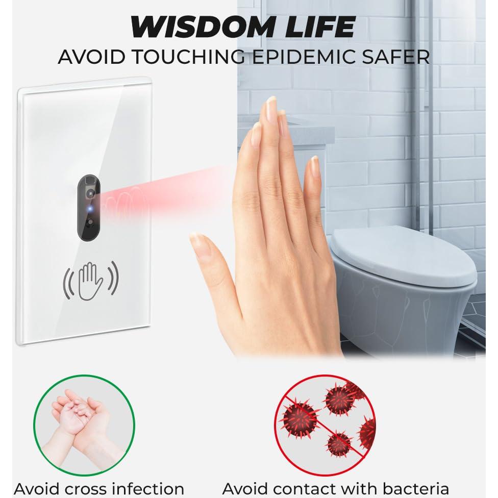 Interruptor de luz infrarrojo cerhot sin contacto 12x7cm