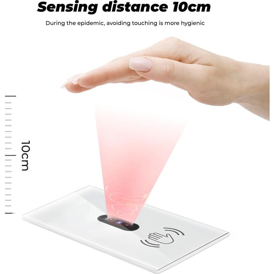 Interruptor de luz infrarrojo cerhot sin contacto 12x7cm