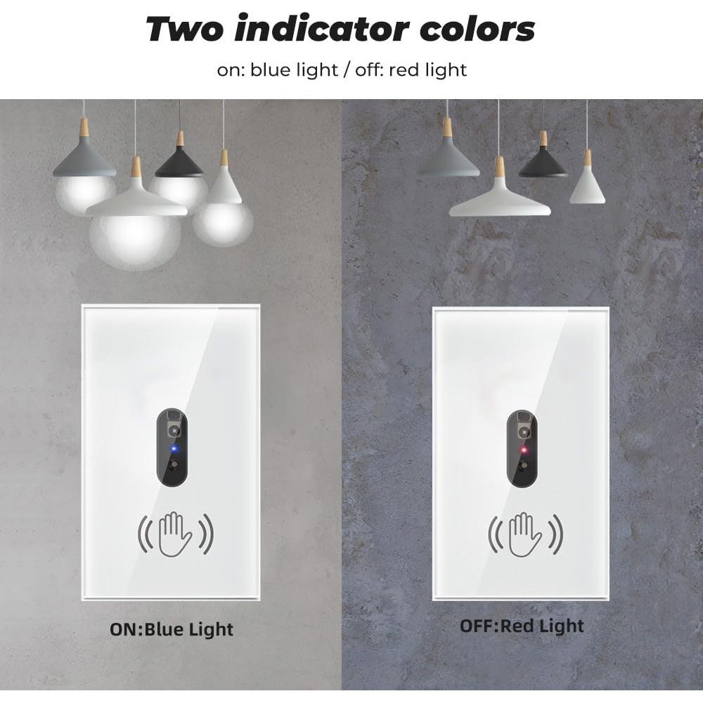 Interruptor de luz infrarrojo cerhot sin contacto 12x7cm
