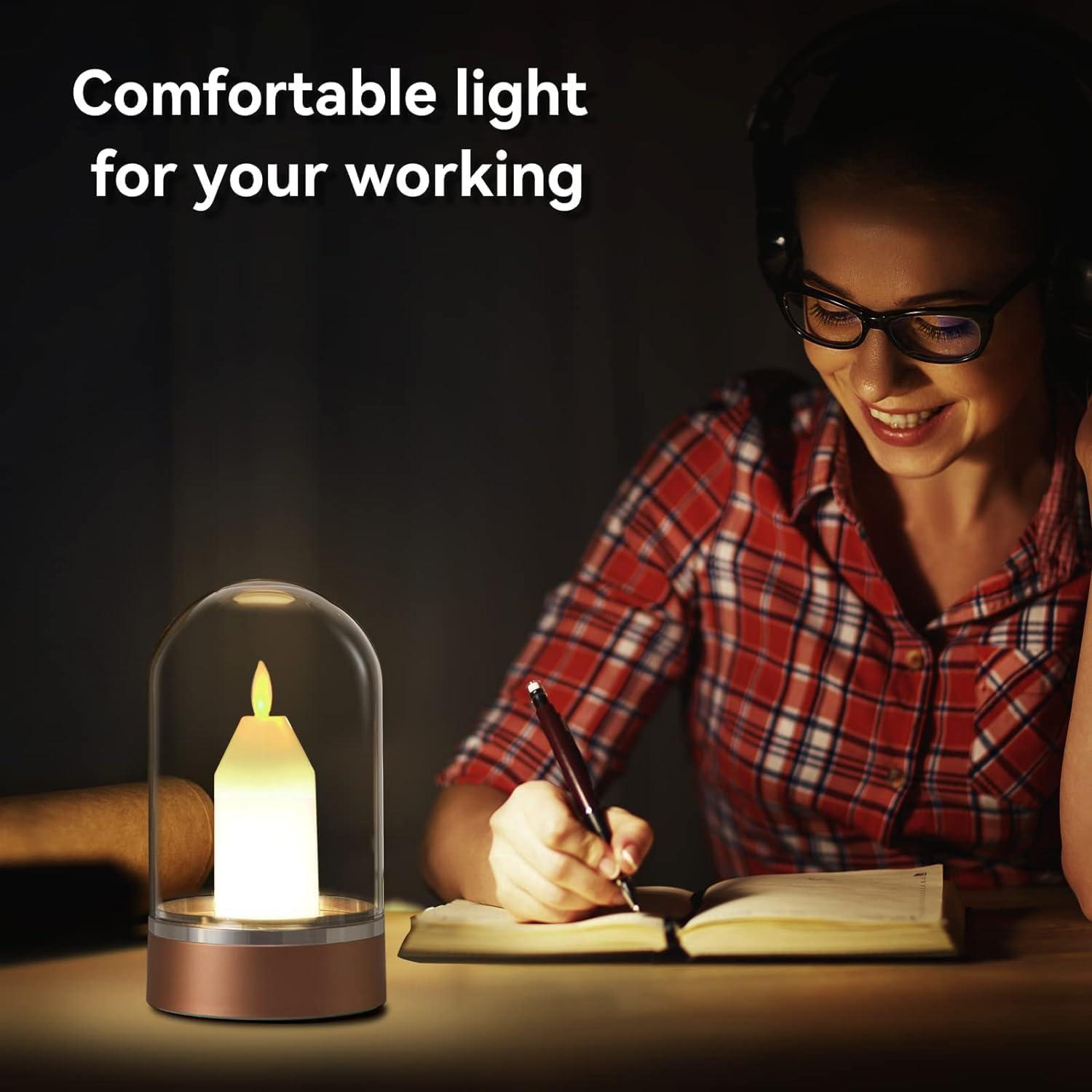 Lámpara de Mesa Inalámbrica Recargable Bestom LED1 Táctil