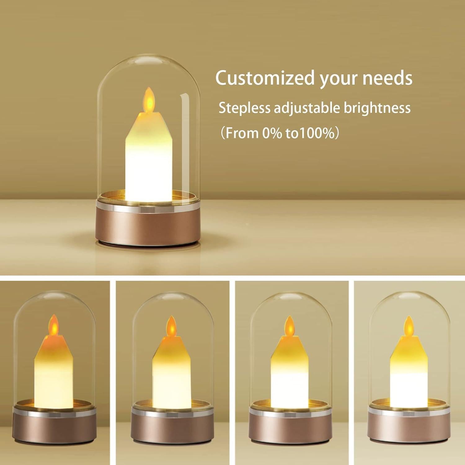 Lámpara de Mesa Inalámbrica Recargable Bestom LED1 Táctil