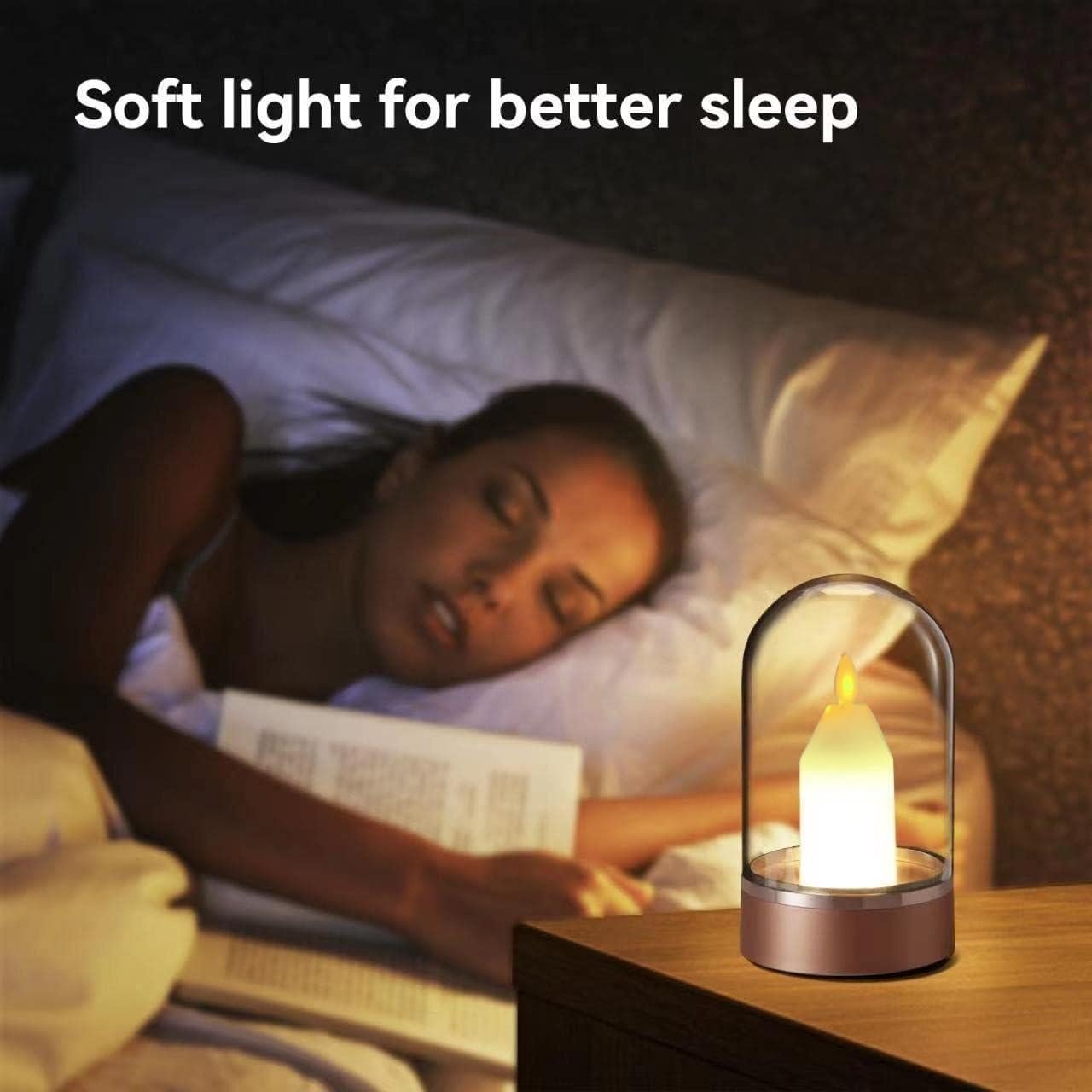 Lámpara de Mesa Inalámbrica Recargable Bestom LED1 Táctil