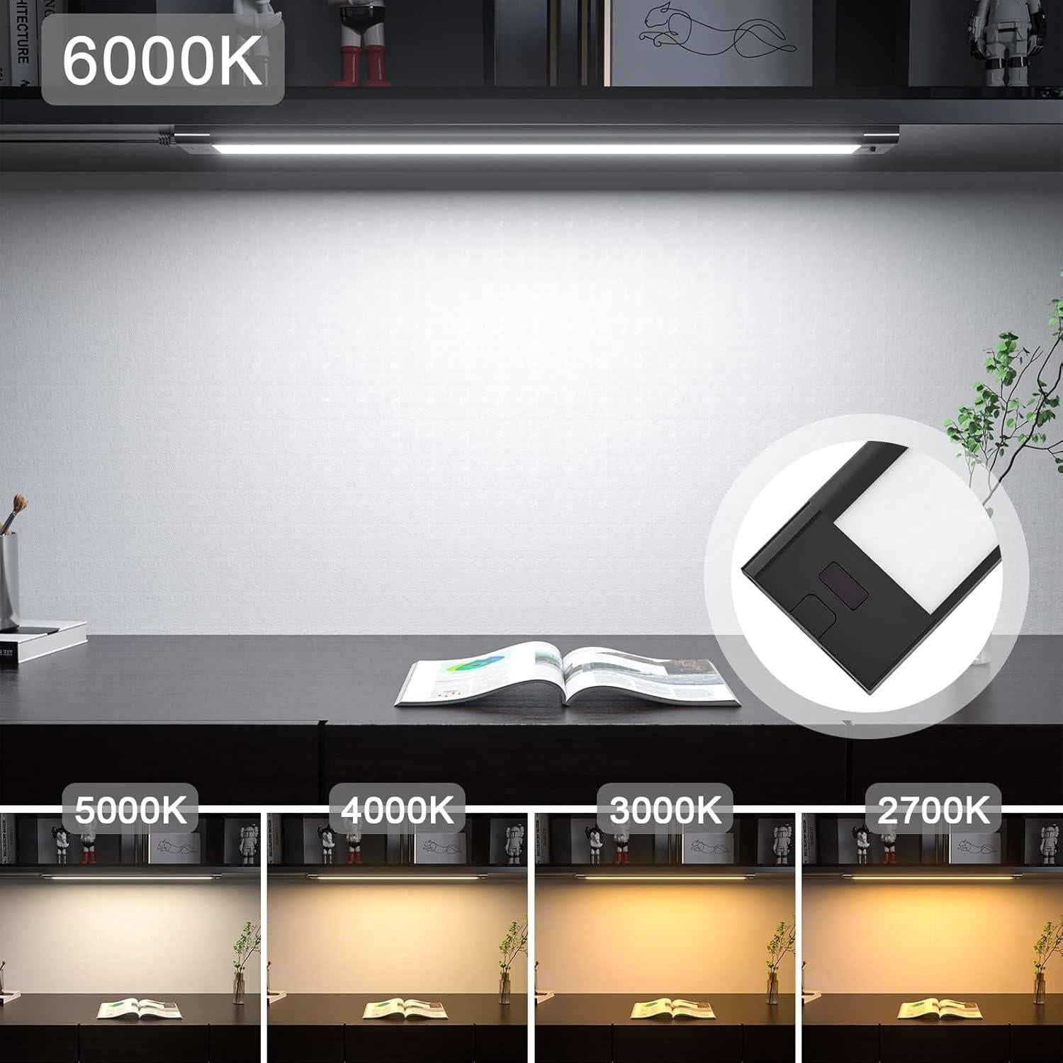 Barra de Luz LED WOBANE 42 cm Regulable Inalámbrica 800LM